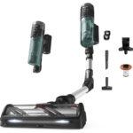 ROWENTA Aspirador escoba - ROWENTA RH9A32WO, 150,00 W, Potencia de succión 150 AirWatt, Depósito 0,65 l, Autonomía 60 min, Aluminio, Verde