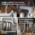 KENWOOD Robot amasador - KENWOOD KVL85124SI, 1200 W, 7 l, Acero inoxidable - Imagen 6