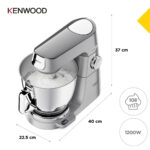 KENWOOD Robot amasador - KENWOOD KVL85124SI, 1200 W, 7 l, Acero inoxidable - Imagen 8