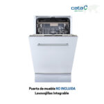 Lavavajillas integrable 45 cm - CATA LVI 48010, 10 servicios, 8 programas, 44,8 cm, Blanco - Imagen 2