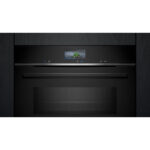 SIEMENS Horno microondas - SIEMENS CM776GKB1, Integrable, Pirolítico, 45 l, 59,4 cm, Negro - Imagen 3