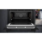 SIEMENS Horno microondas - SIEMENS CM776GKB1, Integrable, Pirolítico, 45 l, 59,4 cm, Negro - Imagen 4
