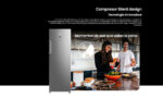 INFINITON Congelador vertical - INFINITON CV-238L72XEL, 238 l, 172,2 cm, Inox - Imagen 6