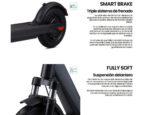 INFINITON Patinete eléctrico - INFINITON BIGCITY PRO NEGRO HOMOLOGADO, Pot. máx. 350 W, Carga máx. 100 kg, Negro - Imagen 7