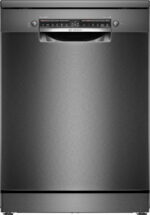BOSCH Lavavajillas libre instalación 60 cm - BOSCH SMS4EMC06E, 14 servicios, 6 programas, 600 mm, Negro