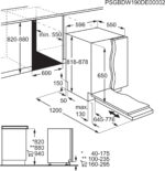 Lavavajillas integrable 60 cm - ELECTROLUX EEA17200L, 13 servicios, 5 programas, 600 mm, Blanco - Imagen 6