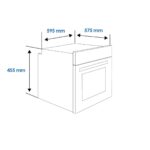 Horno multifunción - ASPES AHM9500DX, Integrado + Libre instalación, 50 l, 59,5 cm, Negro - Imagen 5