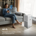 CECOTEC Aire acondicionado portátil - CECOTEC ForceClima 9550 Style Heating Connected, 9000 fg/h, 2 velocidades, 25 m², 33 dB(A), 300 - Imagen 5