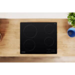 INDESIT Placa de vitrocerámica - INDESIT 869991042810, 4 zona(s) zonas, 580 mm, Negro - Imagen 5