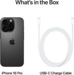 APPLE iPhone 16 Pro, Black, Móvil iOS, 256 GB, 8 GB RAM, 6,3 " Super Retina XDR, Ceramic Shield, 120 Hz, Recubrimiento oleofóbico, Anti-huellas, Proce - Imagen 6