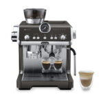 DE Cafetera express - DE LONGHI EC9555.BK, 19 bar, 1550 W, 2 tazas, Negro, Acero inoxidable