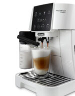 DE Cafetera superautomática - DE LONGHI ECAM220.61.W, 15 bar, 1450 W, 14 tazas, Blanco - Imagen 3