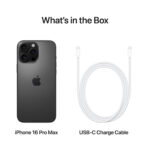 Hexa APPLE iPhone 16 Pro Max, Noir, Móvil iOS, 256 GB, 8 GB RAM, 6,9 " Super Retina XDR, Ceramic Shield, 120 Hz, Recubrimiento oleofóbico, Anti-huella - Imagen 6