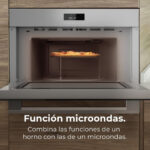 Horno con microondas - CECOTEC Bolero Hexa MW703800 Glass Grey, Integrable, No, 34 l, 59,5 cm, Gris - Imagen 2