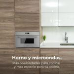 Horno con microondas - CECOTEC Bolero Hexa MW703800 Glass Grey, Integrable, No, 34 l, 59,5 cm, Gris - Imagen 4