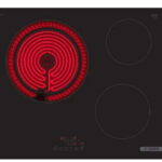 BOSCH Placa de vitrocerámica - BOSCH PKK611BB8E, 3 zonas, 592 mm, Negro