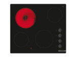 BOSCH Placa de vitrocerámica - BOSCH PKE611CA8E, 4 zona(s) zonas, 592 mm, Negro