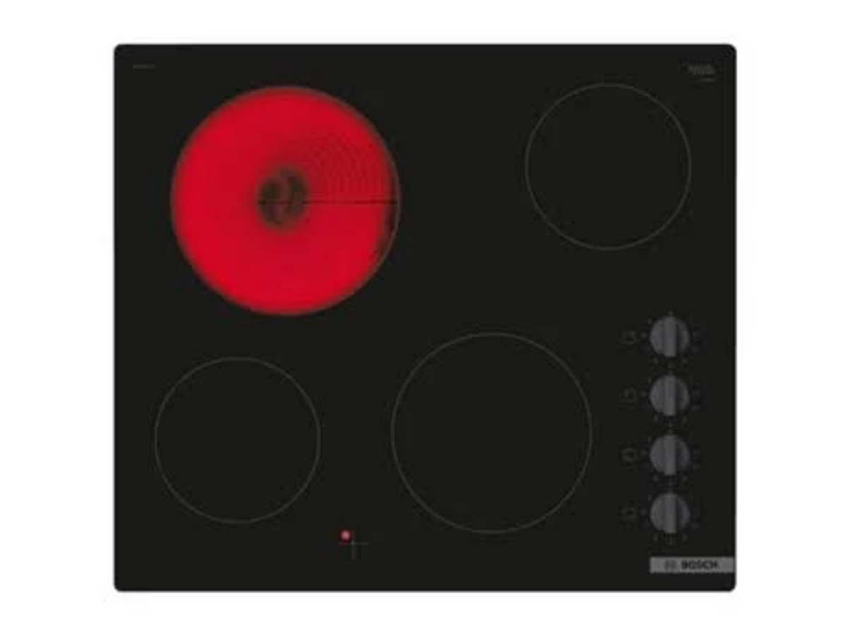 145906192_1 BOSCH Placa de vitrocerámica - BOSCH PKE611CA8E, 4 zona(s) zonas, 592 mm, Negro - Imagen 1