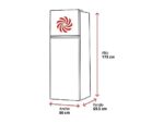 Infiniton Frigorífico dos puertas - Infiniton FG-780IX, 483L, Ancho 80cm, No Frost Total, Display, Inox - Imagen 2