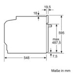 BOSCH Horno multifunción - BOSCH HBG7764B1, Integrable, Sí, 71 l, 548 mm, Negro - Imagen 3