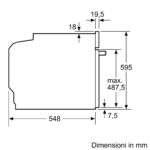 BOSCH Horno multifunción - BOSCH HBG7764B1, Integrable, Sí, 71 l, 548 mm, Negro - Imagen 7