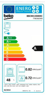 BEKO Horno compacto - BEKO BBCM13300XC, Integrable, Sí, 48 l, 59,4 cm, Negro - Imagen 6