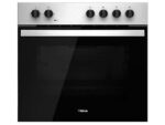 Teka Horno - Teka HBE 435 ME, Convencional, 72 l, 60 cm, Puerta dos cristales, Inox y negro
