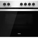 Teka Horno - Teka HBE 435 ME, Convencional, 72 l, 60 cm, Puerta dos cristales, Inox y negro