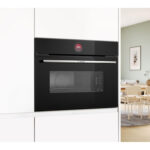 BOSCH Horno multifunción - BOSCH BOSCMG7241B1, Integrable, Hidrolítica, 45 l, 59,4 cm, Negro