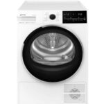 SMEG Secadora bomba de calor - SMEG DNP93SLES, Eléctrico, 9 kg, 14 programas, Blanco
