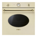 Horno multifunción - SMEG SF800PO, No, 70 l, 59,7 cm, Crema de