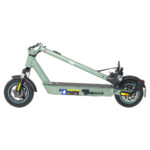 ZWHEEL Patinete eléctrico - ZWHEEL ZFox Max Street Hunter, Pot. máx. 800 W, Carga máx. 100 kg, 50 km autonomía, 15000 mAh, Verde - Imagen 4