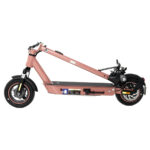 ZWHEEL Patinete eléctrico - ZWHEEL ZFox Max Roasted Coffee, Pot. máx. 800 W, Carga máx. 100 kg, 50 km autonomía, 15000 mAh, Terracota - Imagen 4