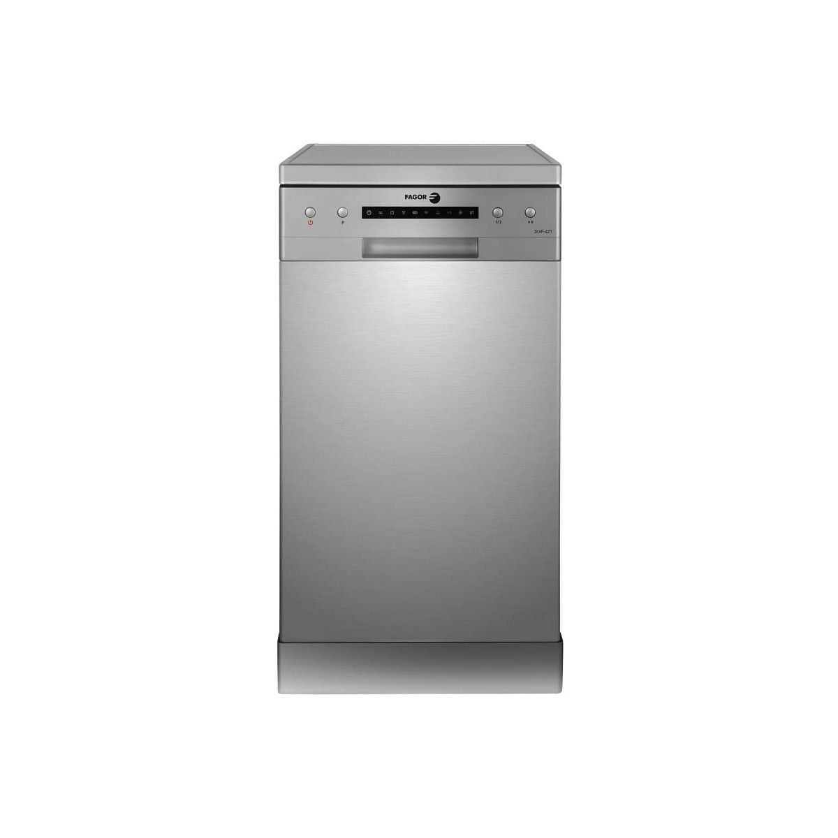 146358664_1 FAGOR Lavavajillas libre instalación 45 cm - FAGOR 4LVF-421X, 10 servicios, 6 programas, 44,8 cm, Inox - Imagen 1