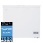 SAUBER Congelador horizontal - SAUBER SERIE 5-CH25124WH, 246 l, 84,5 cm, Blanco