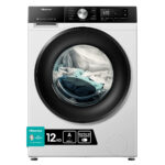 HISENSE Lavadora carga frontal - HISENSE WF3S1243BW3, 12 kg, 1400 rpm, 19 programas, Blanco