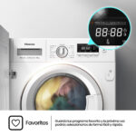 HISENSE Lavadora secadora integrable - HISENSE WD3M841BWIES, 8 kg + 6 kg, Blanco - Imagen 5