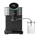 Cafetera superautomática - CECOTEC Cremmaet Spin, 19 bar, 1450 W, 600 ml, 2 tazas, Black