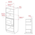 TEKA Microondas - TEKA MLEG 820 FI FULL BLACK, 1 kW, 5 potencia, 20 l, Not available - Imagen 2