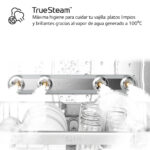 LG Lavavajillas libre instalación 60 cm - LG DF365FMS.ABMQEES, 14 servicios, 10 programas, 600 mm, Negro - Imagen 3
