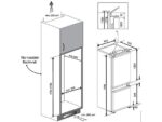 Beko Frigorífico combi integrable - Beko BCHA275E4SN, Semi No Frost, 177.5 cm, 262 l, Tecnología Harvest Fresh, Sin panelar - Imagen 2