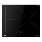 TEKA Placa de inducción - TEKA IBF 63210 SSM BK, 6.2cm zonas, 59 cm, Negro