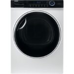 Haier Secadora bomba de calor - Haier I-Pro Series 7 HD90-A3979-S, 9kg, 14 programas, Tambor XL con LED, Antiarrugas, Blanco