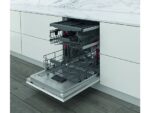 Whirlpool Lavavajillas integrable - Whirlpool WI 7020 PF, 14 cubiertos, 8 programas, 60 cm, Tercera bandeja, PowerClean Pro, Sin panelar - Imagen 3