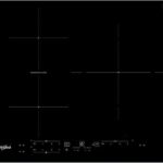 Whirlpool Placa inducción - Whirlpool WB B3760 BF, 3 zonas, Zona grande 30 cm, Connexion Zone, 59 cm, Negro