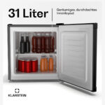 Ficha técnica Mini congelador - KLARSTEIN Irene Freezer, 49,60 cm, Negro - Imagen 6