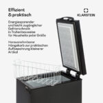 Ficha técnica Mini congelador - KLARSTEIN Iceblokk 50, 85 cm, Negro - Imagen 3