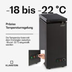 Ficha técnica Mini congelador - KLARSTEIN Iceblokk 50, 85 cm, Negro - Imagen 4