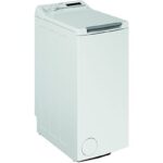 Whirlpool Lavadora carga superior - Whirlpool TDLR 7220SS, 7kg, 1200rpm, FreshCare, 6th Sense, Blanco