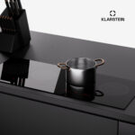 KLARSTEIN Placa de inducción - KLARSTEIN Masterzone 90 Slim Round, 4 zonas, 90 cm, Negro - Imagen 4